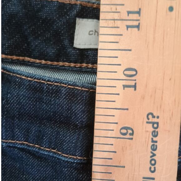 Chicos Jeans Womens Dark Wash Platinum Denim Ultimate Fit Capri Crop Size 1 US 8 - Picture 8 of 10